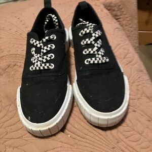 Divided H & M and No Fear Black Low Top Sneakers